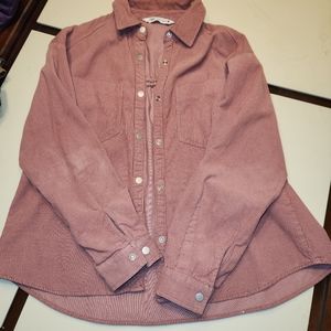 Zara Corduroy Shirt Jacket